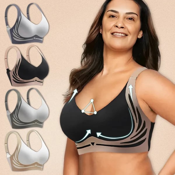 Posture Perfect Push-Up Bra-(Pack of 4)
